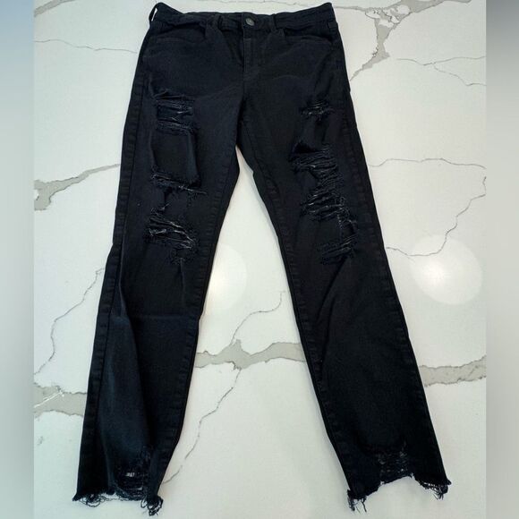 American Eagle distressed jeans size 12 - Picture 1 of 8